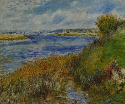 Die Seine bei Champrosay von Pierre Auguste Renoir